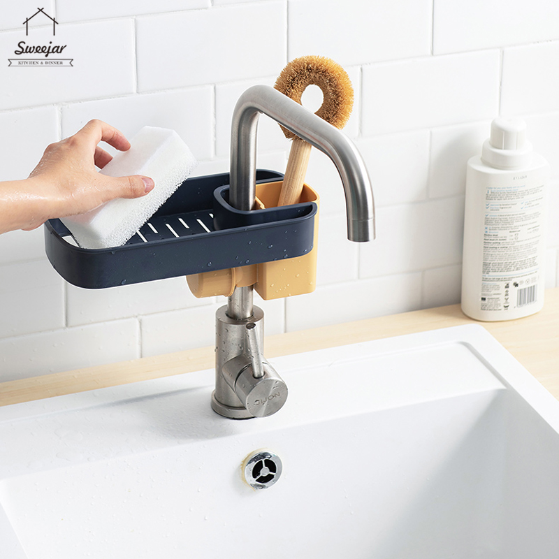 SWEEJAR Kệ để đồ nhà bếp  bằng nhựa ABS có thể điều chỉnh