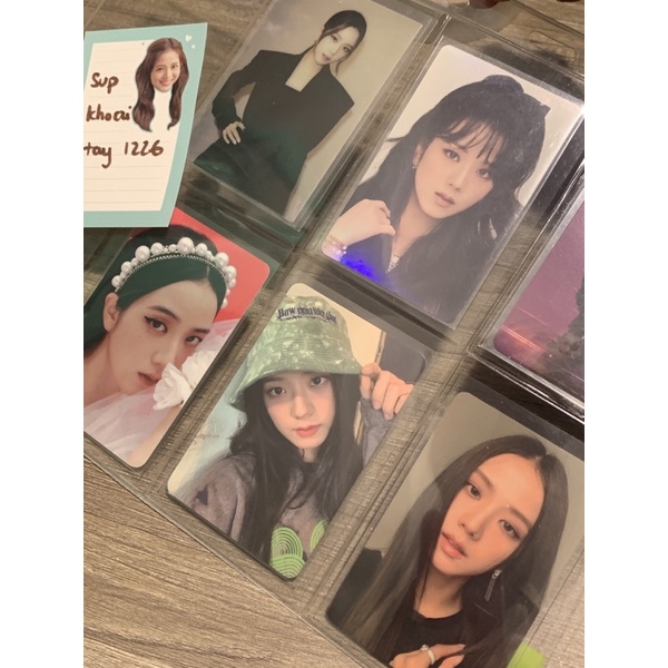 CARD JISOO BLACKPINK (CHÍNH HÃNG-SẴN)