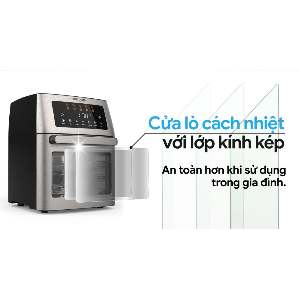 Nồi Chiên Không Dầu 2GOOD Air Fryer Oven Vortex S18