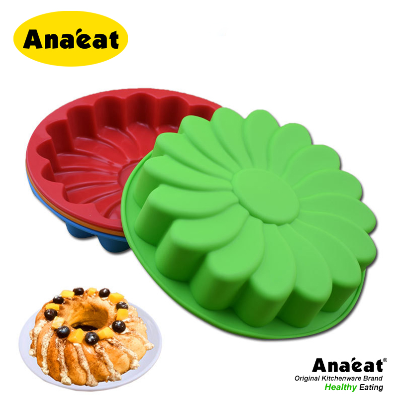 Khuôn Làm Bánh ANAEAT Bằng Silicon Hình Hoa Hướng Dương Tiện Dụng Cho Nhà Bếp