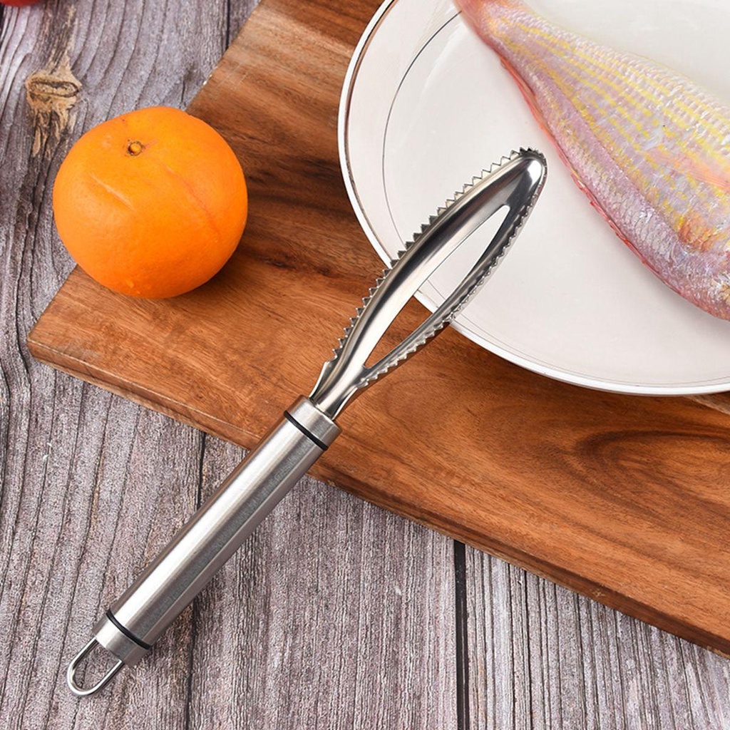 [COD] Dụng Cụ Đánh Vảy Cá Bằng Thép Không Gỉ Tiện Lợi