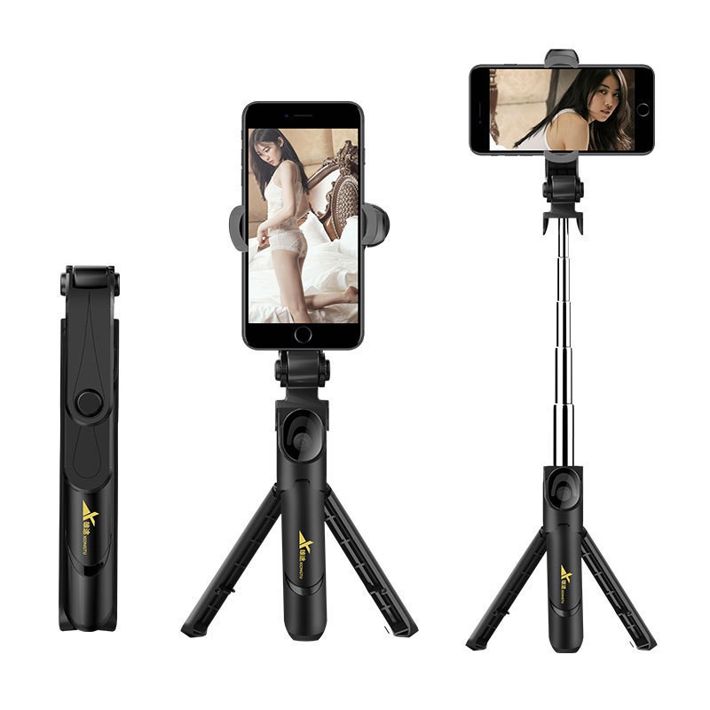 Gậy chụp ảnh selfie kiêm chân tripod Xt09 kết nối Bluetooth đa năng