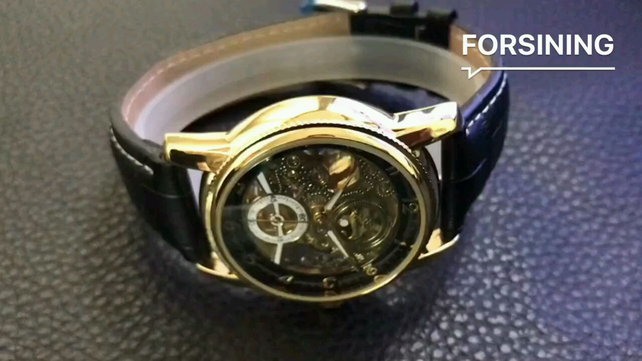 Đồng hồ nam máy cơ Forsining H289M dây da | BigBuy360 - bigbuy360.vn