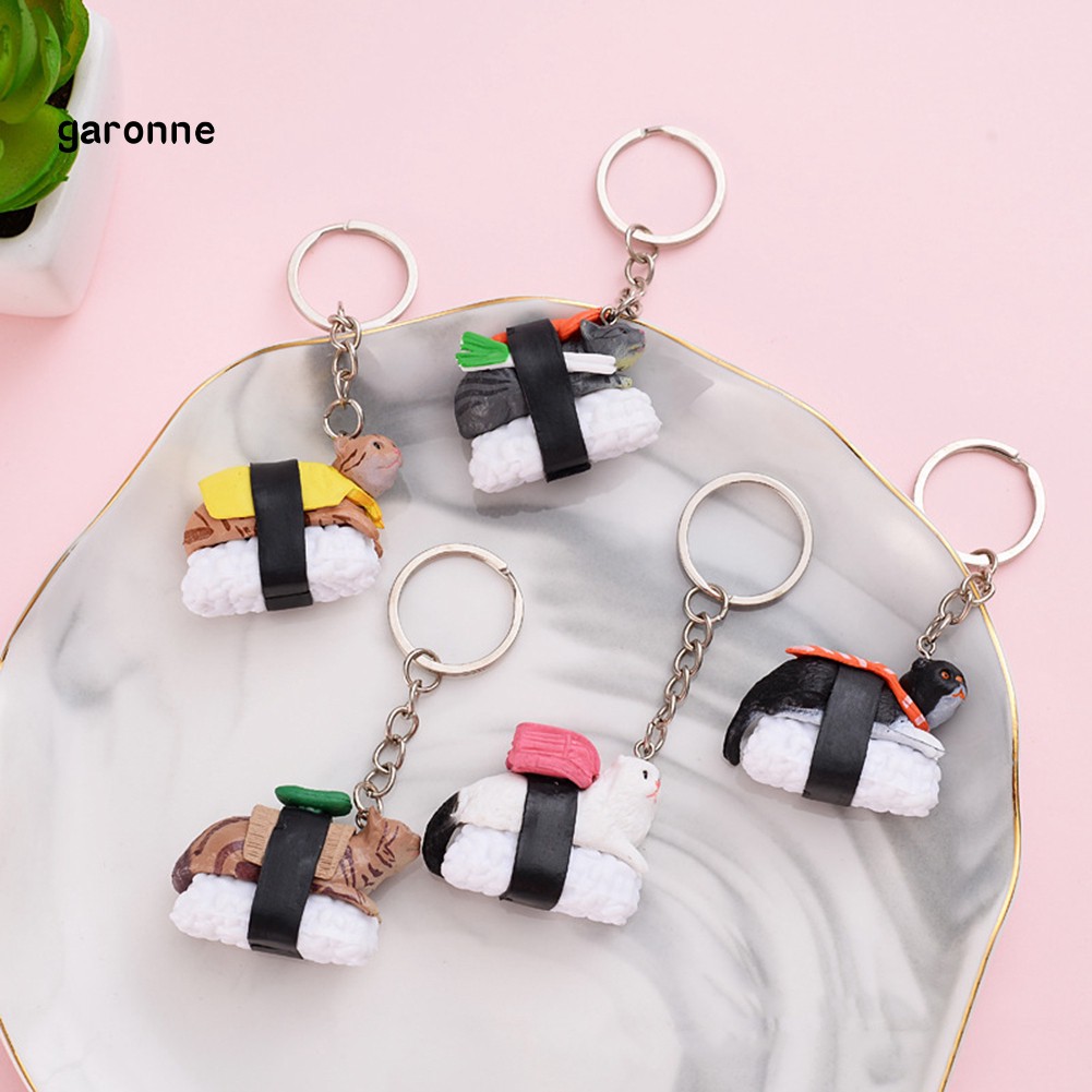 Móc khóa hình thức ăn sushi độc đáo