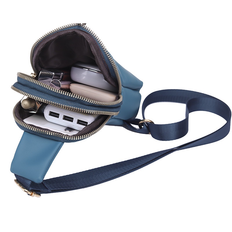 Túi Đeo Chéo Da Mềm In Hình Gấu Dễ Thương Thời Trang Cho Nữ