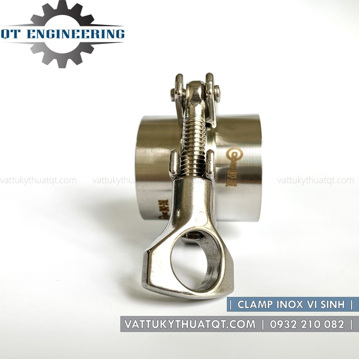 Cùm Clamp Vi Sinh Inox 304 | DN65,DN80,DN100