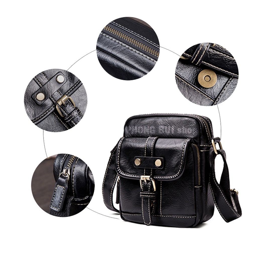 Túi Xách Nam Da Thật Mềm Đẹp Như Túi Đựng Máy Ảnh Rất Sang Dáng Đeo Chéo Trẻ Trung