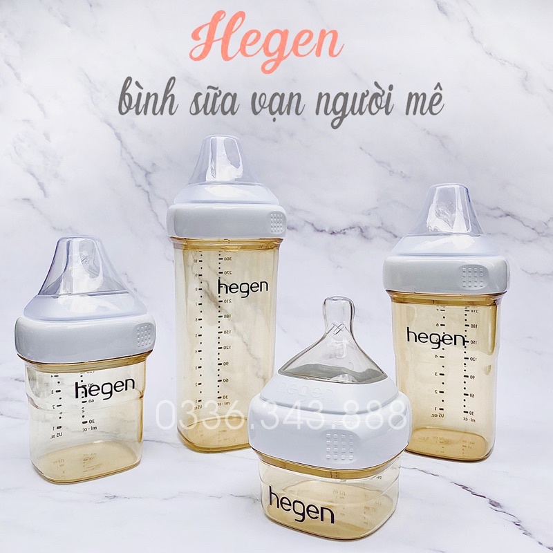 Bình sữa Hegen chính hãng đủ size 60ml/150ml/240ml/330ml