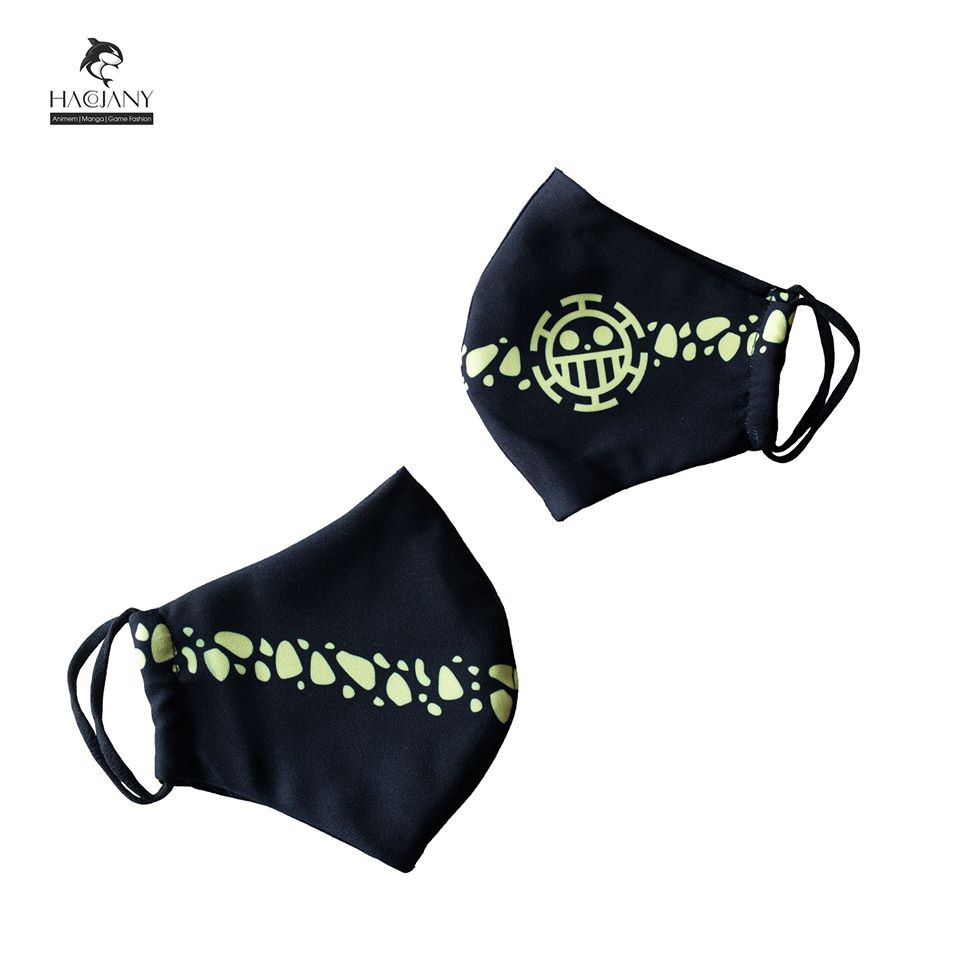 Khẩu trang vải in hình Onepice ❤ Hacojany ❤ Khẩu trang vải 2 lớp ❤ Freesize nam nữ | BigBuy360 - bigbuy360.vn