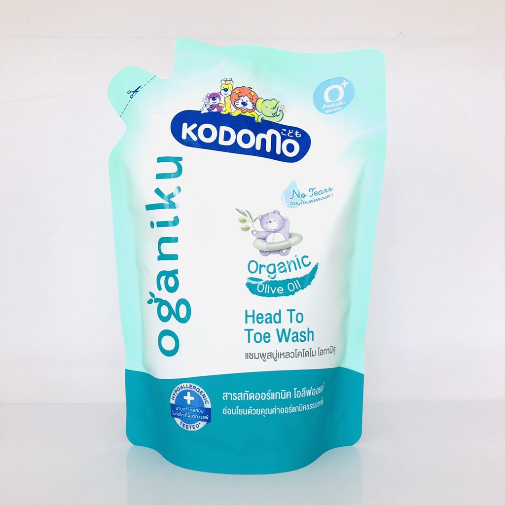 Dầu tắm gội head to toe Kodomo 380ml