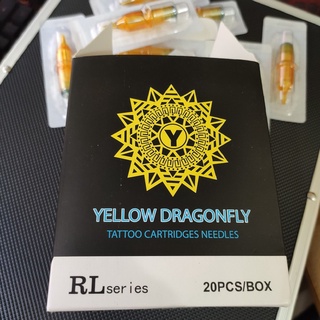Hộp 20 kim xăm pen 11rl đi nét yellow dragonfly