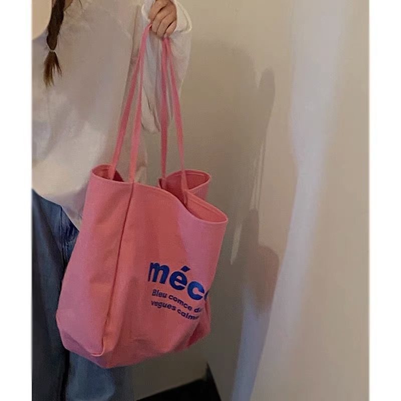 Túi Canvas Đeo Vai Kích Cỡ Lớn Thời Trang Mùa Hè Xinh Xắn Cho Nữ