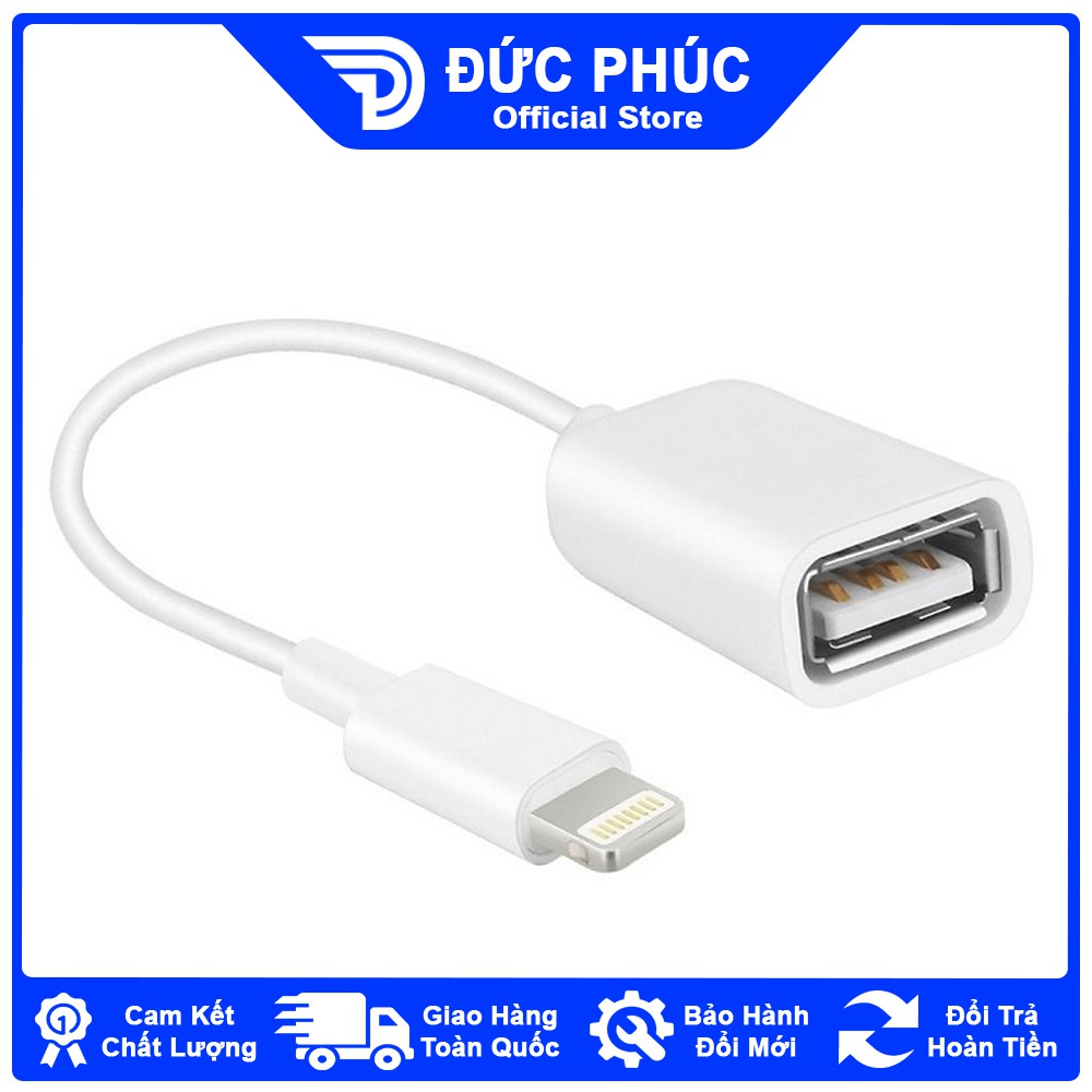 CÁP CHUYỂN ĐỔI OTG, từ Lightning sang OTG, dài 20cm | BigBuy360 - bigbuy360.vn