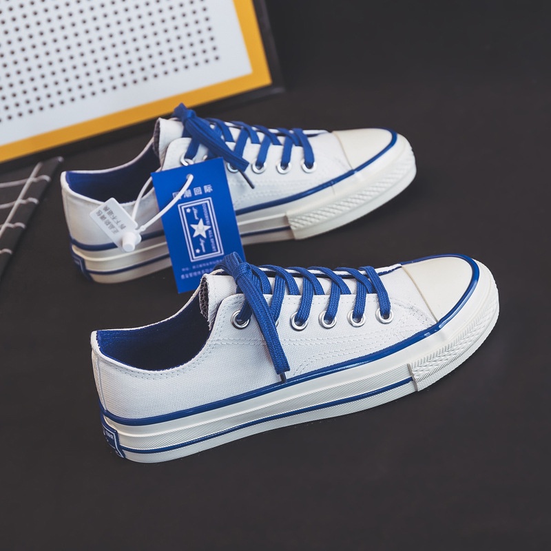 Giày Thể Thao Vải canvas Cổ Thấp Thời Trang Phong Cách Cho Nữ