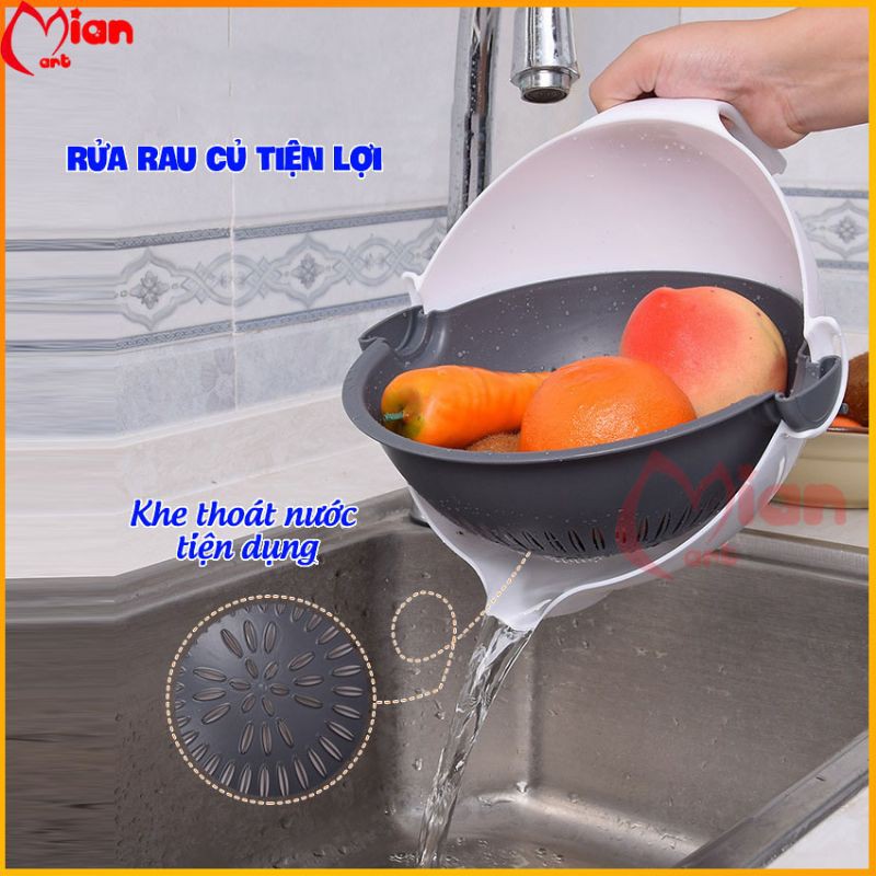 [Bảo hành 3 tháng] Bộ dụng cụ nạo rau củ đa năng siêu sắc tiện lợi Mian mart