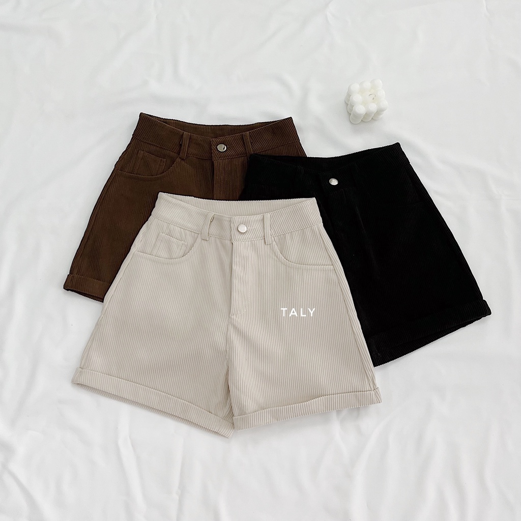 Quần short nhung TALY Q090313
