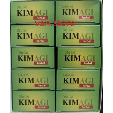 Dầu Gió Kim AGI [1 Hộp 1 chai 6ml] - Dùng Xoa Bóp, Thoa Vết Côn Trùng Cắn, Giữ Ấm Cơ Thể, Xông Hơi Giải Cảm...