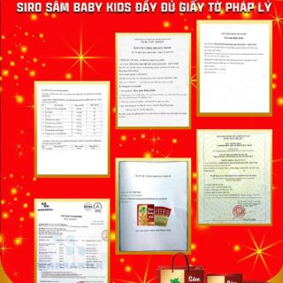 Combo Sâm Baby Kids dùng thử