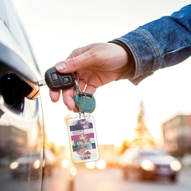 Móc Khóa Nhân Vật Jujutsu Kaisen Gojo Satoru Toge Megumi