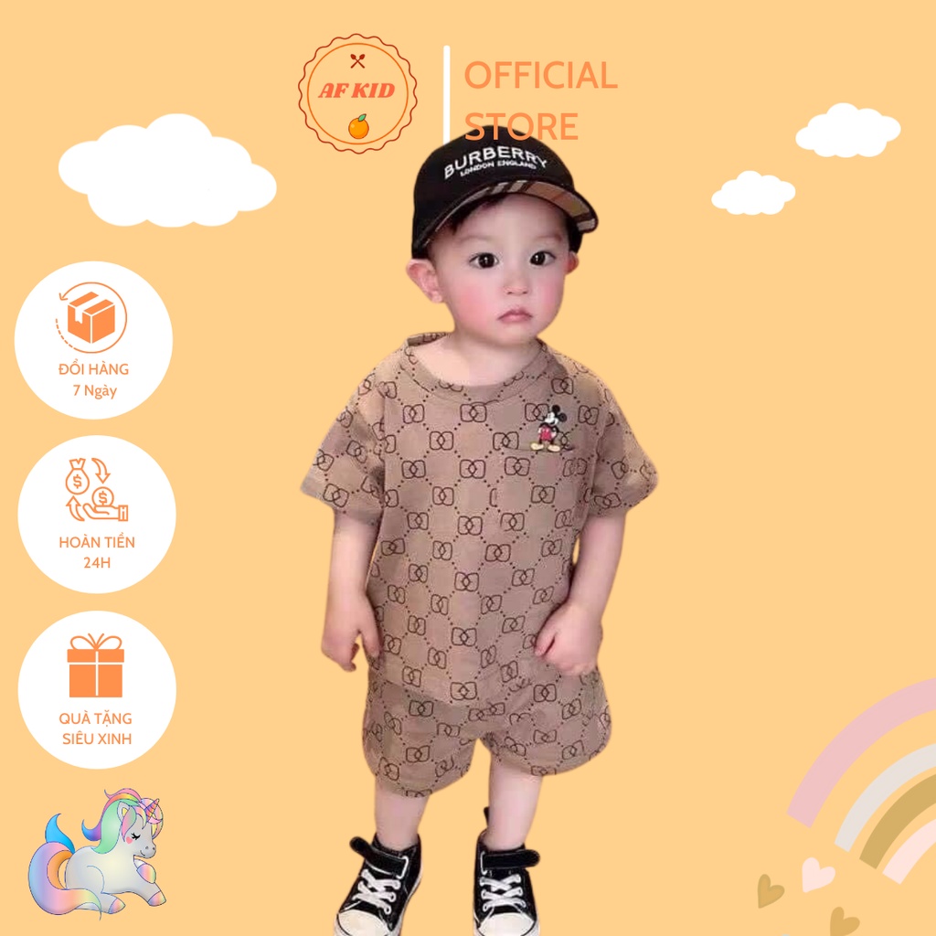 Bộ đồ hè cho bé  Bộ Minky mom cộc tay GU XÌ cho bé trai bé gái  Chất thun lạnh cao cấp siêu mềm siêu mát