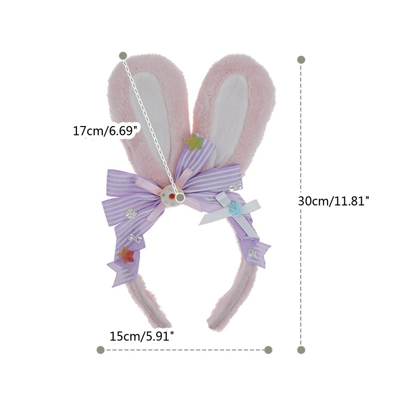 Băng Đô Cài Tóc Xixi Hình Bánh Donut / Bơ / Bơ Phong Cách Lolita