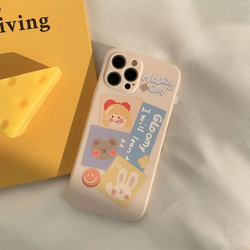 Ốp Lưng Điện Thoại Nhựa Mềm Bé Gái - CAS2162
