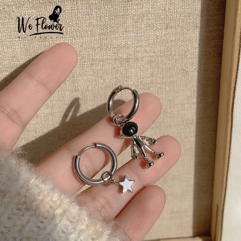 Đôi Khuyên Tai Hình Phi Hành Gia Độc Đáo Thời Trang Cho Nữ
