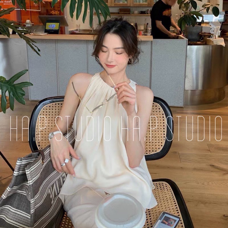 set bộ xếp ly quần suông( ảnh thật trải sàn)