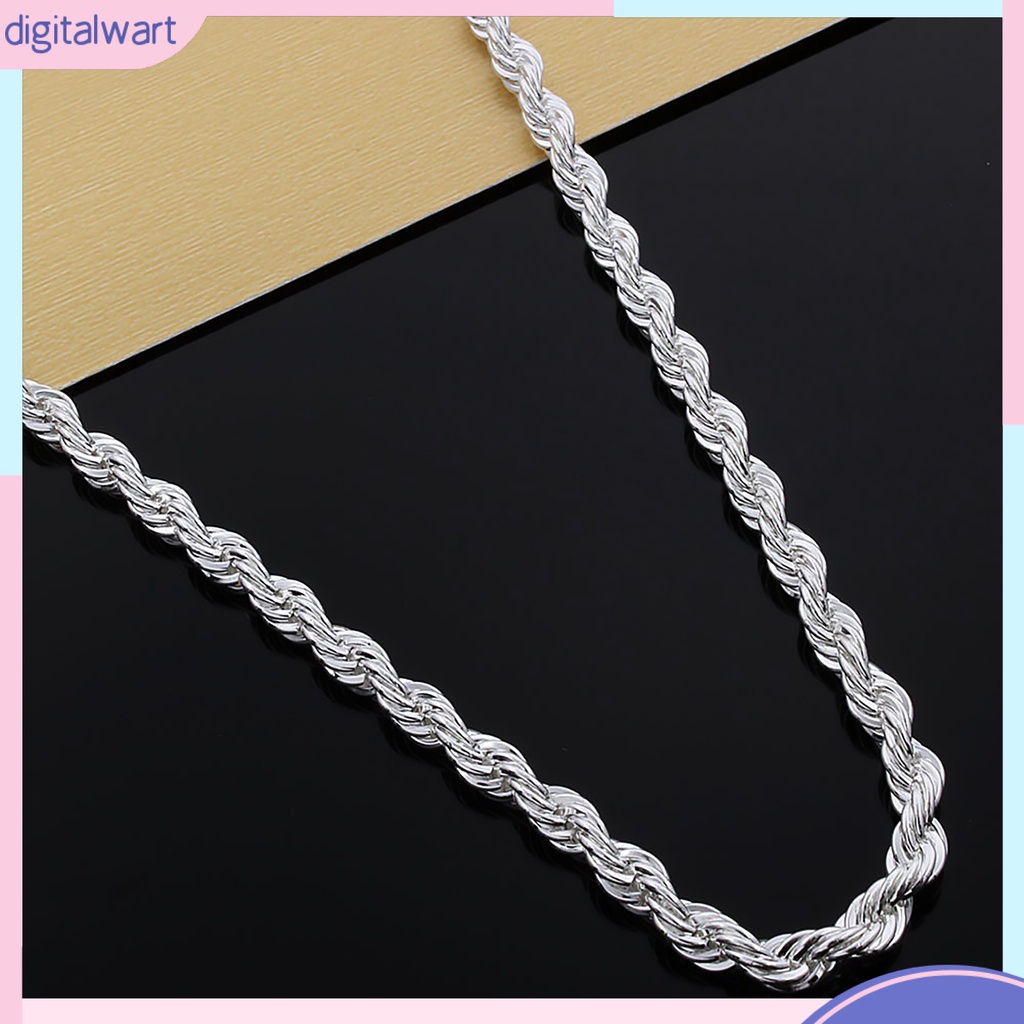 Vòng tay mạ bạc thiết kế dạng xoắn thanh lịch dành cho nữ