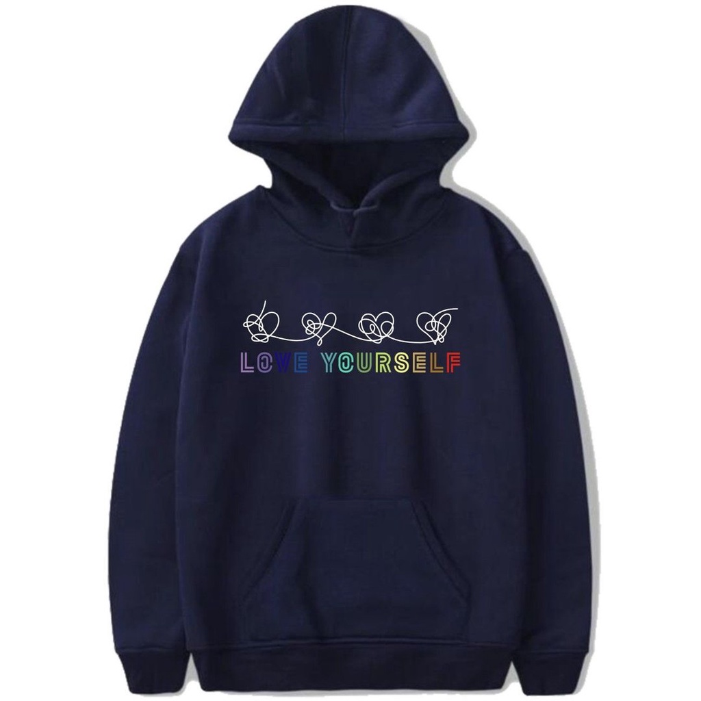 Áo hoodie BTS LOVE YOURSELF áo nỉ dài tay thu đông có mũ