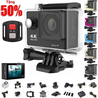 Camera thể thao - camera phượt 4k ultra hd kèm remote
