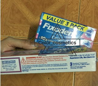 Keo Dán Răng Giả Fixodent
