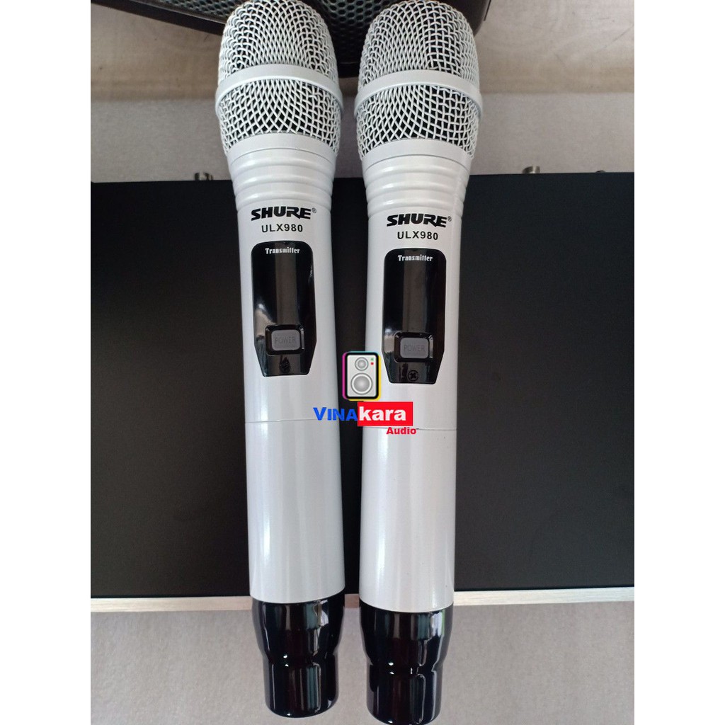 MICRO KARAOKE KHÔNG DÂY SHURE ULX 980 PRO - HÀNG NHẬP LOẠI 1 + Tặng kèm chống lăn micro cao cấp