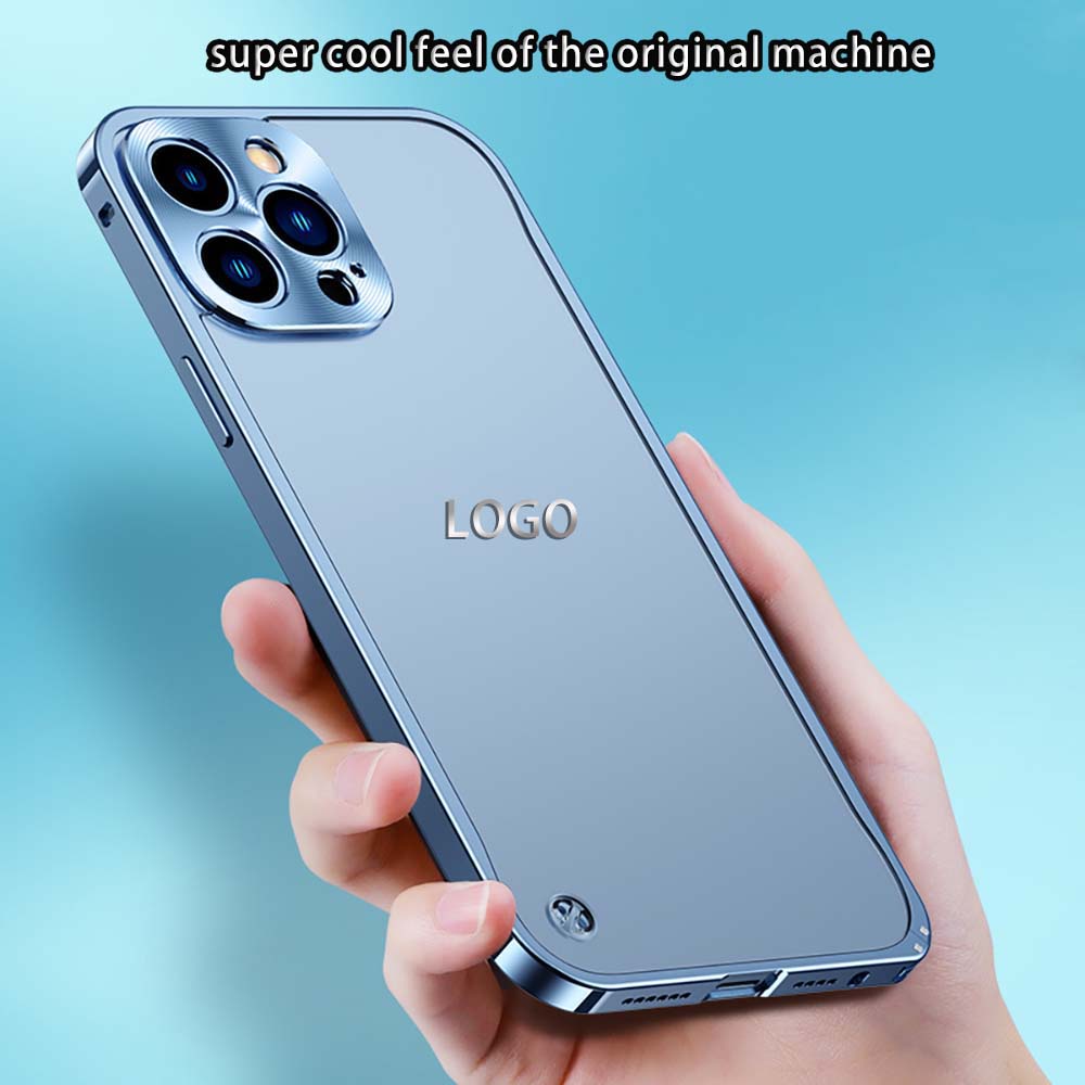 Ốp Điện Thoại Trong Suốt Khung Kim Loại Hình Vuông Cho iPhone 12 Pro Max 13 Pro Max 12 11 Pro Max