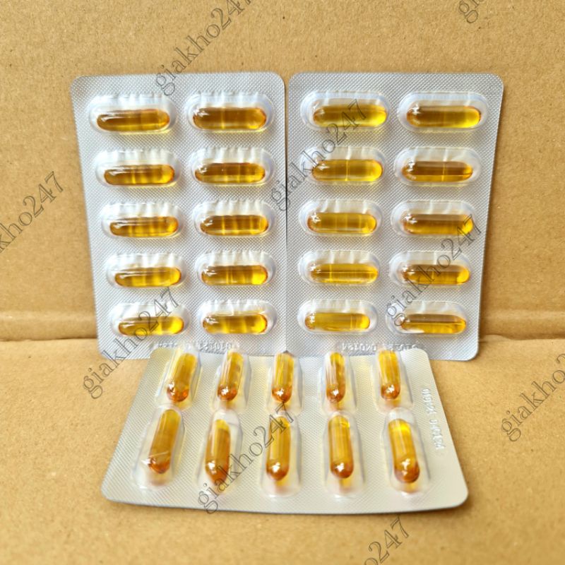 Bổ sung vitamin E giúp da căng mịn sáng đẹp hộp 30 viên chính hãng