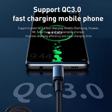 Cáp Sạc Nhanh Baseus 60W-5Gbps / 100W-10Gbps Type-C To Type-C PD Sạc Nhanh Quick Charge 4.0 3.0 Cho Samsung Smartphone
