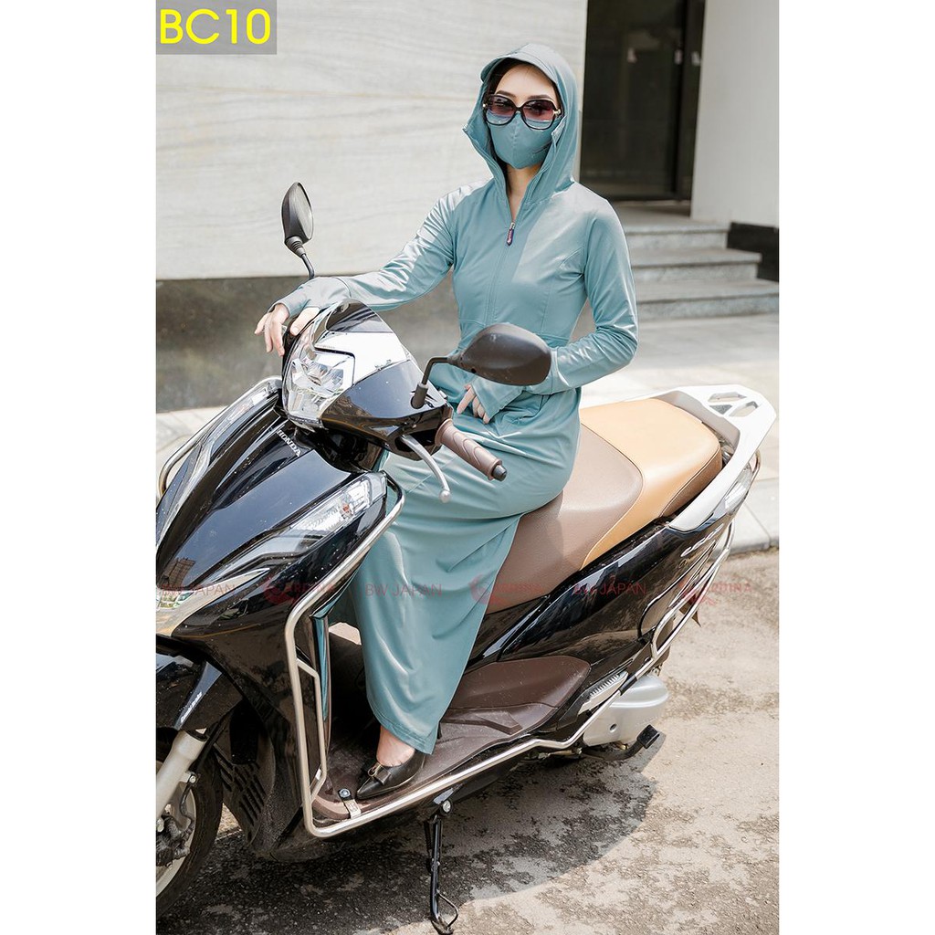 Áo Chống Nắng Nữ CARDINA Dáng Dài Liền Thân Chất Thun Lạnh Cao Cấp Chính Hãngg Hàng Hè 2020 | BigBuy360 - bigbuy360.vn