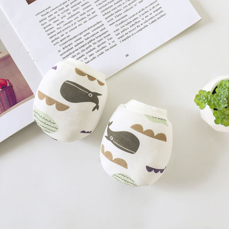 Bộ 2 Đôi Găng Tay Cotton Mềm Mại Thoải Mái Không Trầy Xước