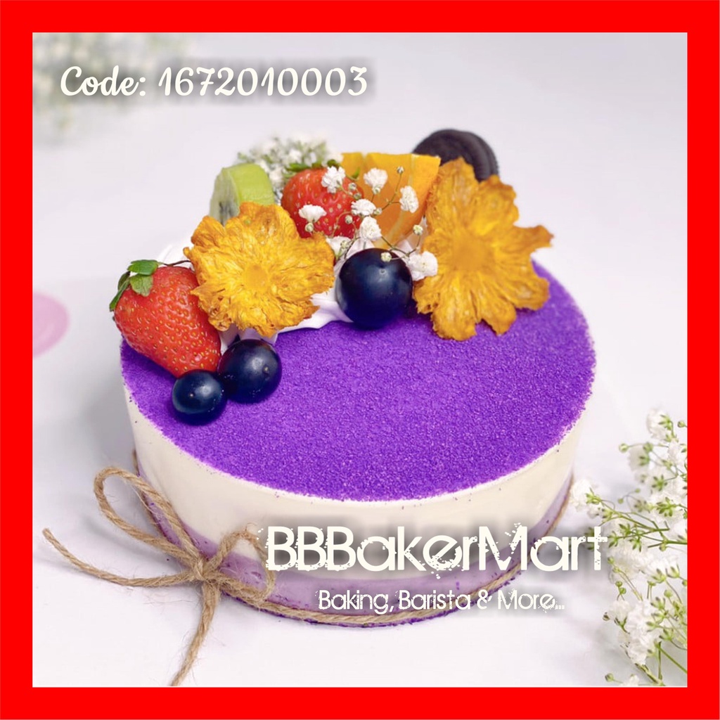 Bột rắc Decor trang trí bánh bánh YUM - Vị NHO tím - Hủ 300gr