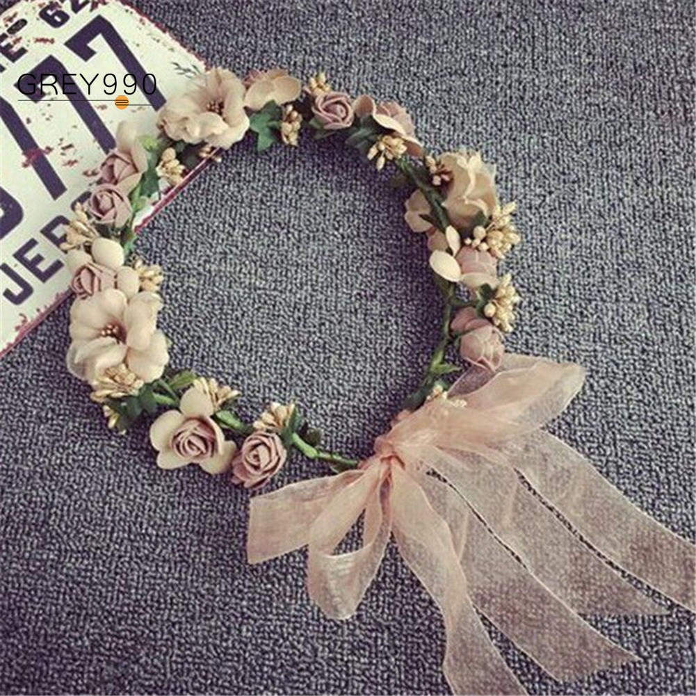 Style Artificial Floral Women Beach Headwear Headwear