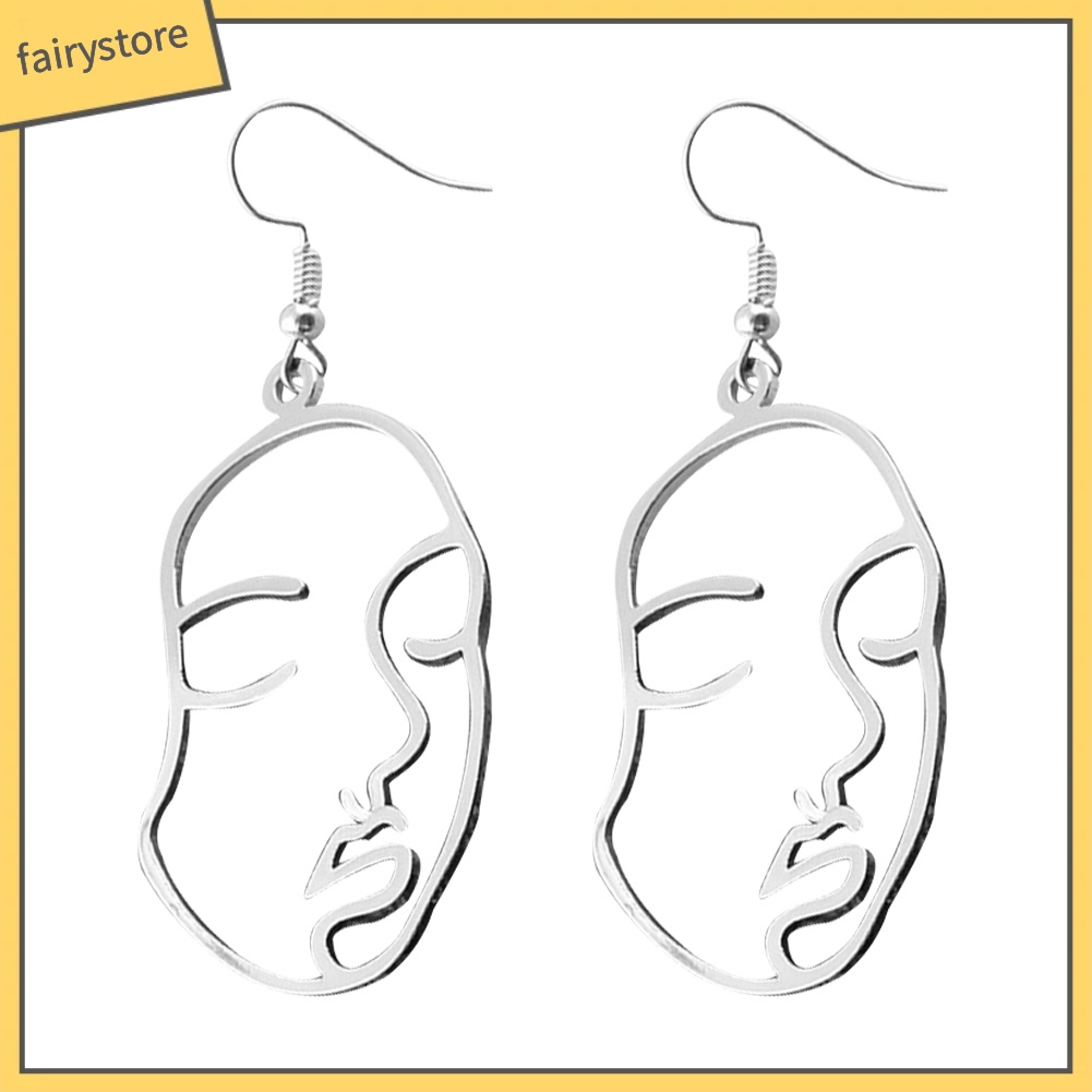 Hoa tai kim loại thiết kế độc đáo cá tính cho nữ