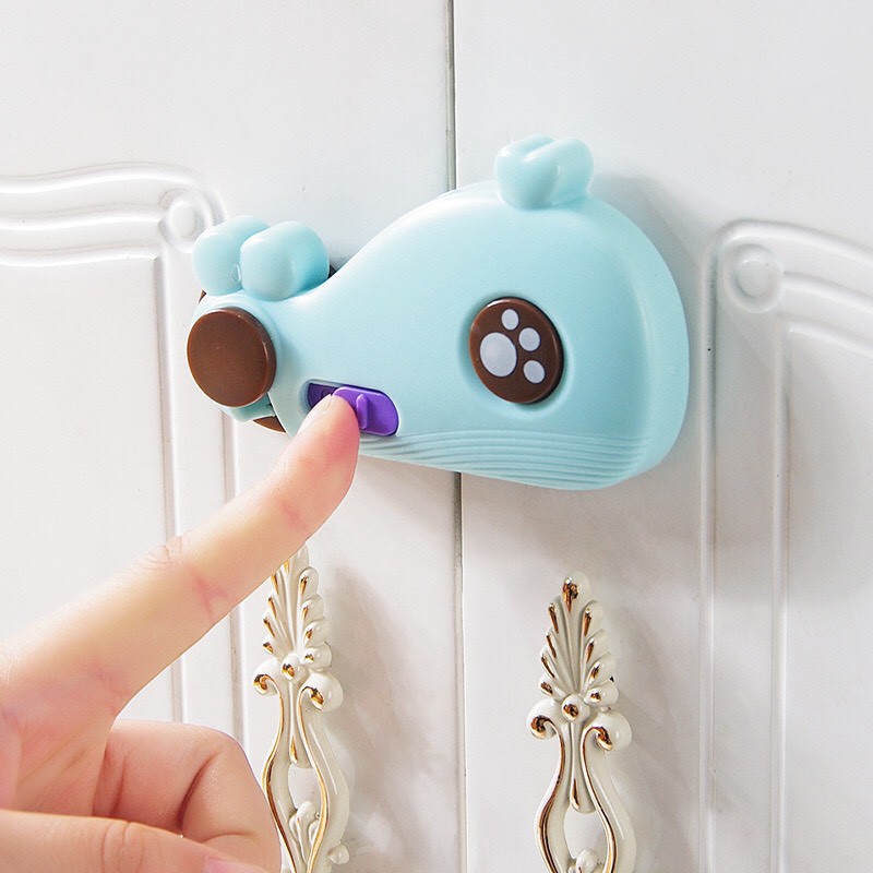 Khóa Cửa, Khóa Tủ, Khóa Tủ Lạnh, An Toàn Cho Bé Mẫu Cá Voi DD215