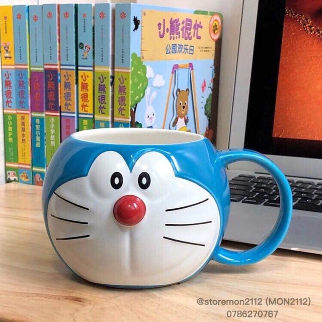 (HÀNG ORD) CỐC MÈO MÁY DORAEMON