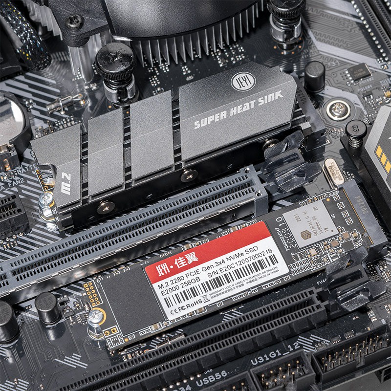 Đế tản nhiệt JEYI M.2 Ssd Nvme Ngff bằng nhôm cho M2 Ssd