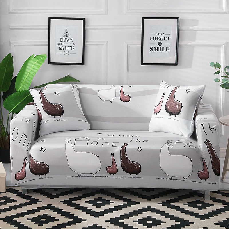 Ghế Sofa đàn Hồi Bọc Ghế Sofa Lười Bọc Bảo Vệ Ghế Sofa Chống Trượt Bắc Âu Bao Gồm Tất Cả Các Vật Liệu Phủ Ghế Sofa Chống Trượt 1/2/3/4 Người Bọc Ghế Sofa Phổ Thông