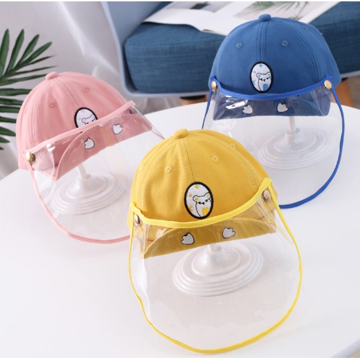 MUP 33 : Mũ lưỡi trai cho bé có tấm che bụi