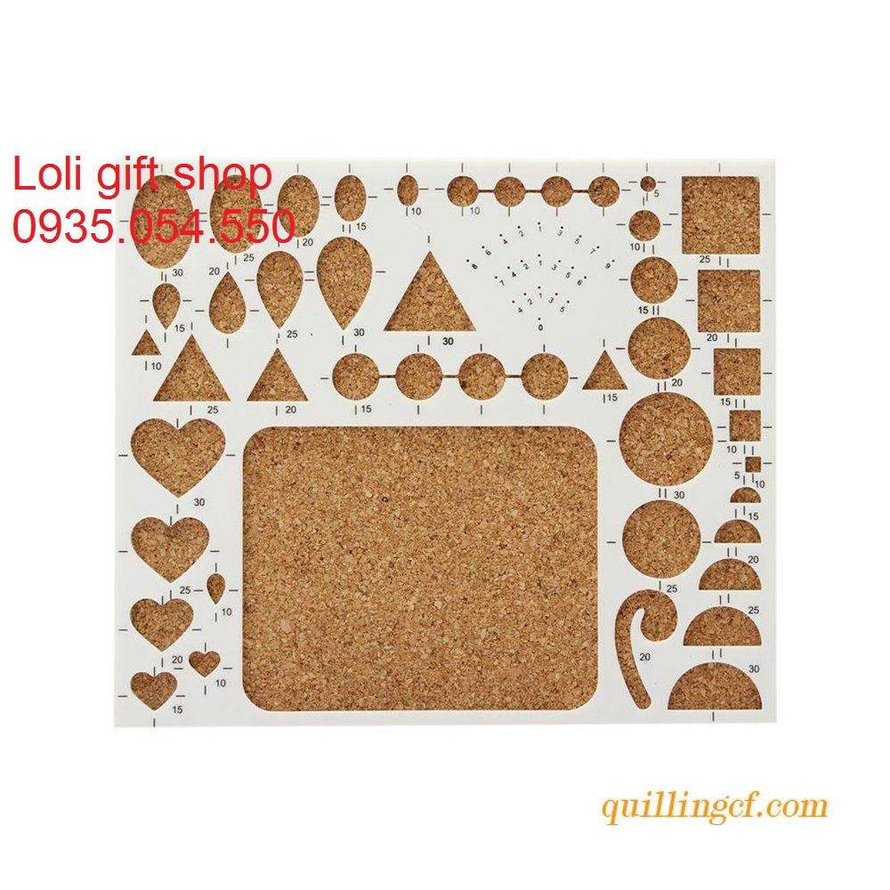 BẢNG ĐỊNH VỊ, BẢNG TẠO HÌNH QUILLING