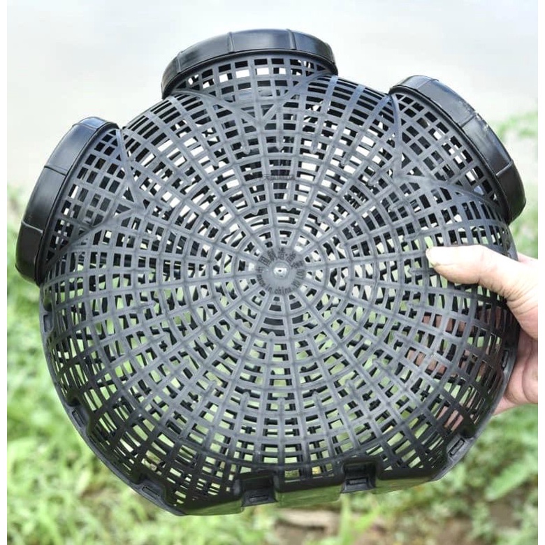 Rọ bẫy lươn,trạch,cua,cá,tôm 3 cửa hàng loại 1 làm bằng nhựa pvc đàn hồi , phiên bản nâng cấp dễ vào khó ra