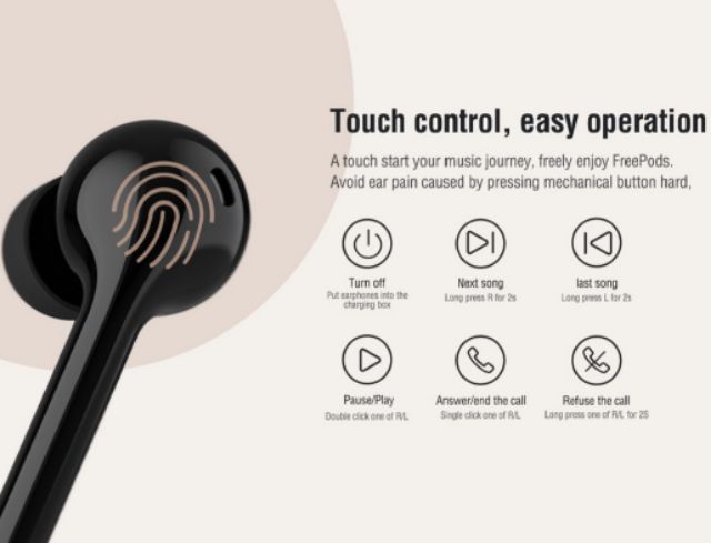 Tai nghe bluetooth TWS Earphones chính hãng Nillkin FreePos chất lượng cao , giá rẻ