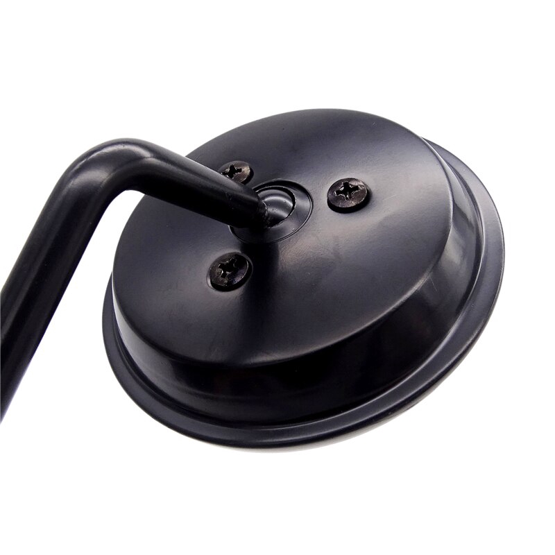 1 Cặp Gương Chiếu Hậu Tròn 8mm Bằng Thép Không Gỉ Thông Dụng Phong Cách Cổ Điển Cho Xe Máy
